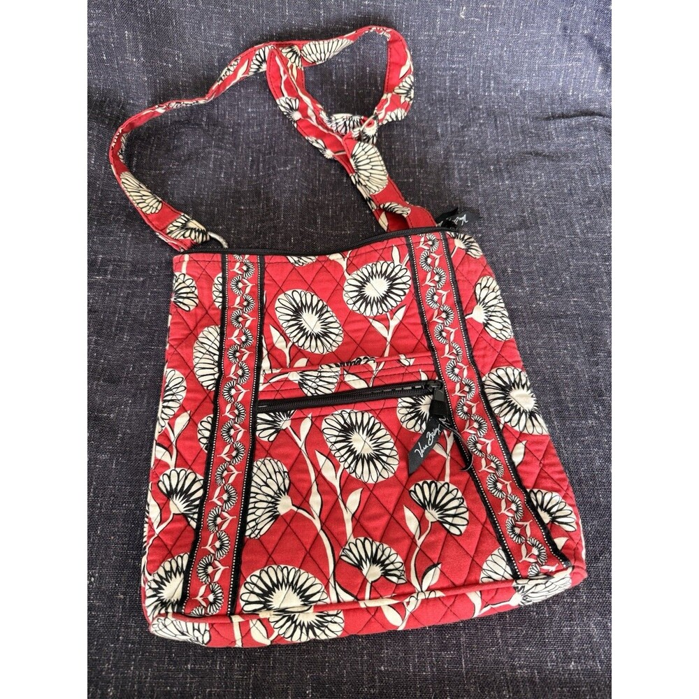 Vera Bradley Tote Bag Deco Daisy Retired Vintage Quilted Floral Purse Handbag